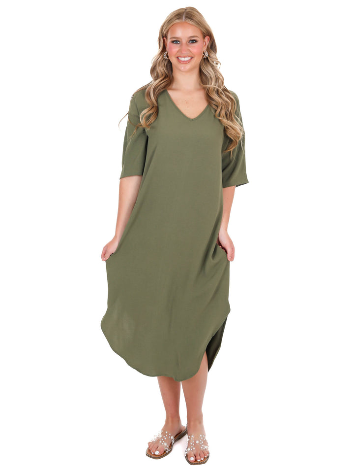 In My Element T-Shirt Midi Dress