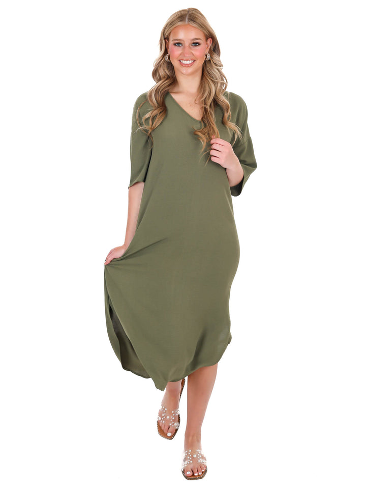 In My Element T-Shirt Midi Dress