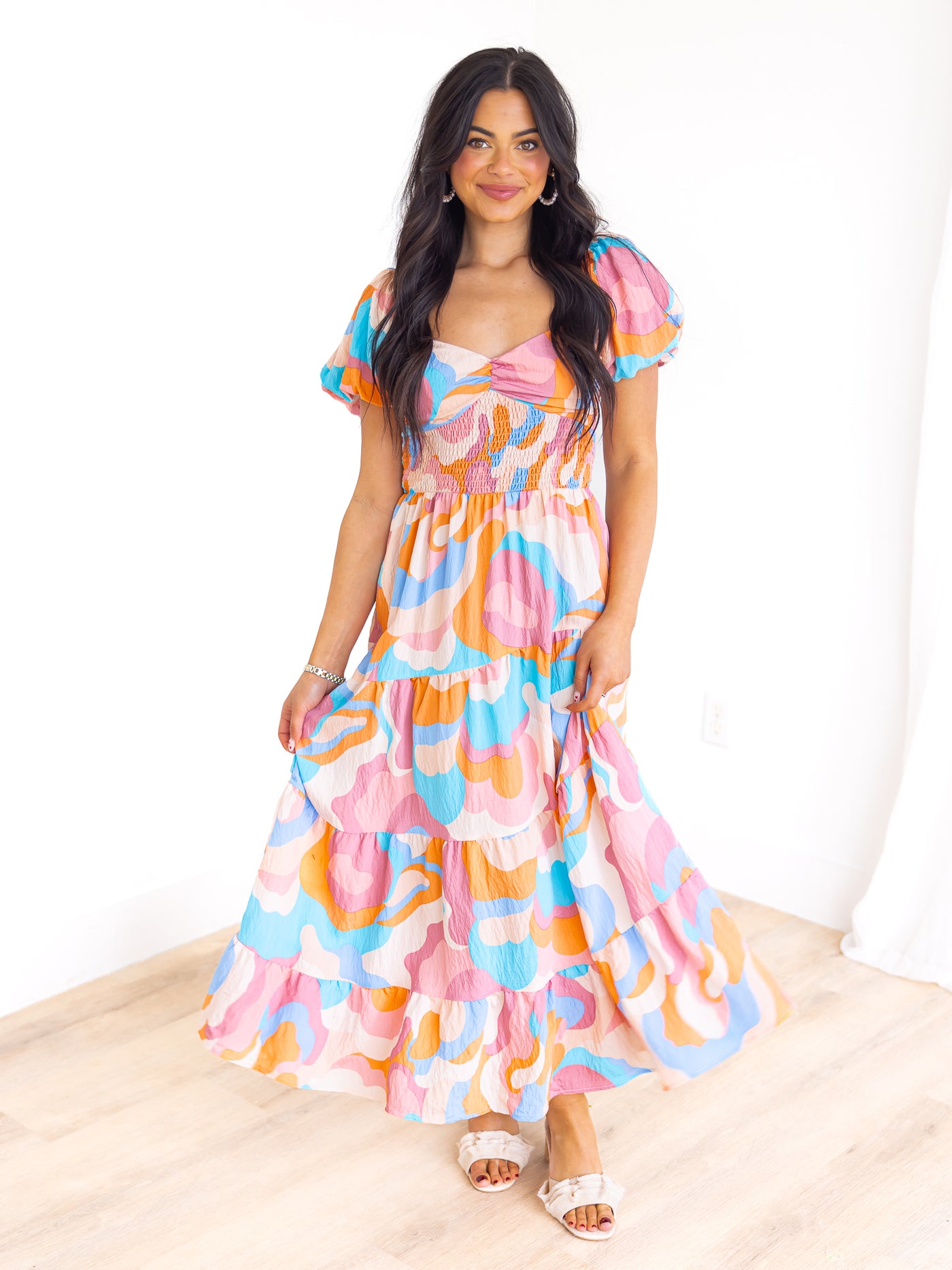 I'm A Believer Print Maxi Dress