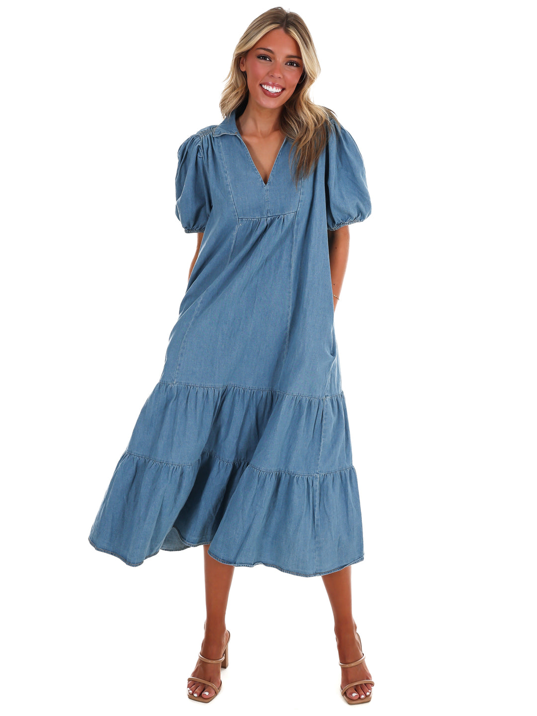 Sweetwater Denim Midi Dress