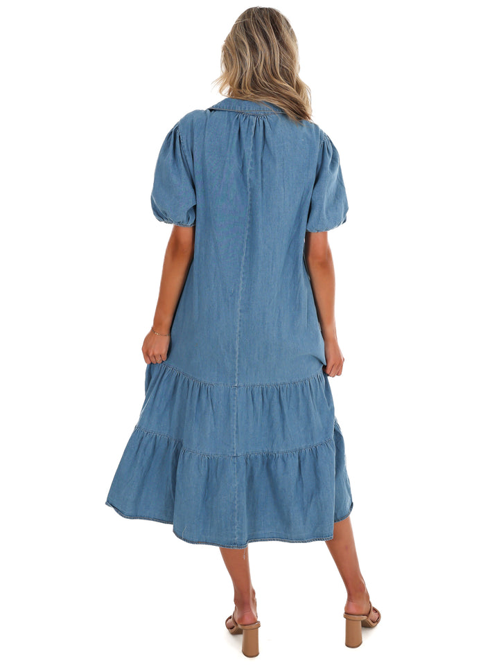 Sweetwater Denim Midi Dress