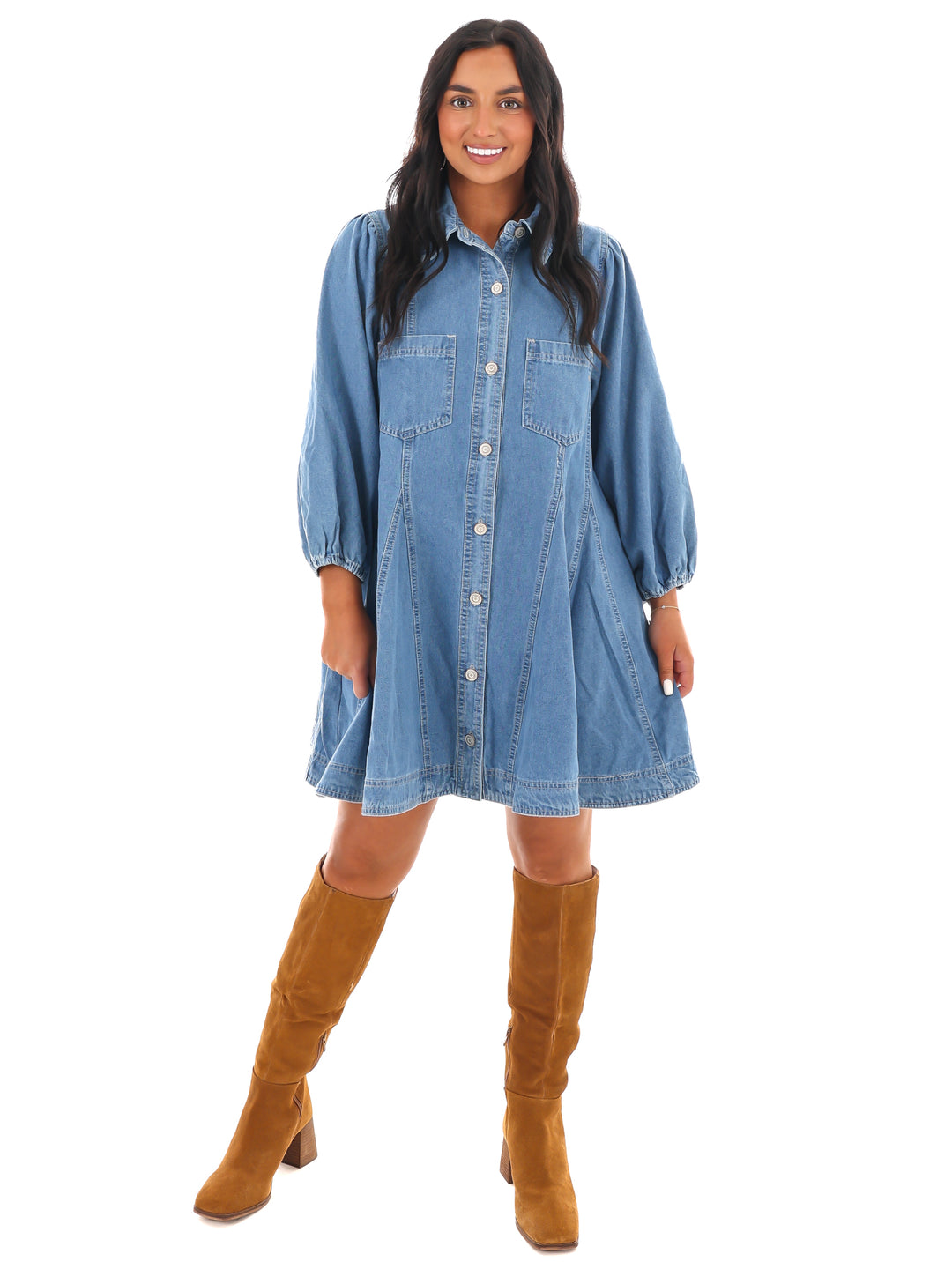 Blue Ridge Denim Mini Dress