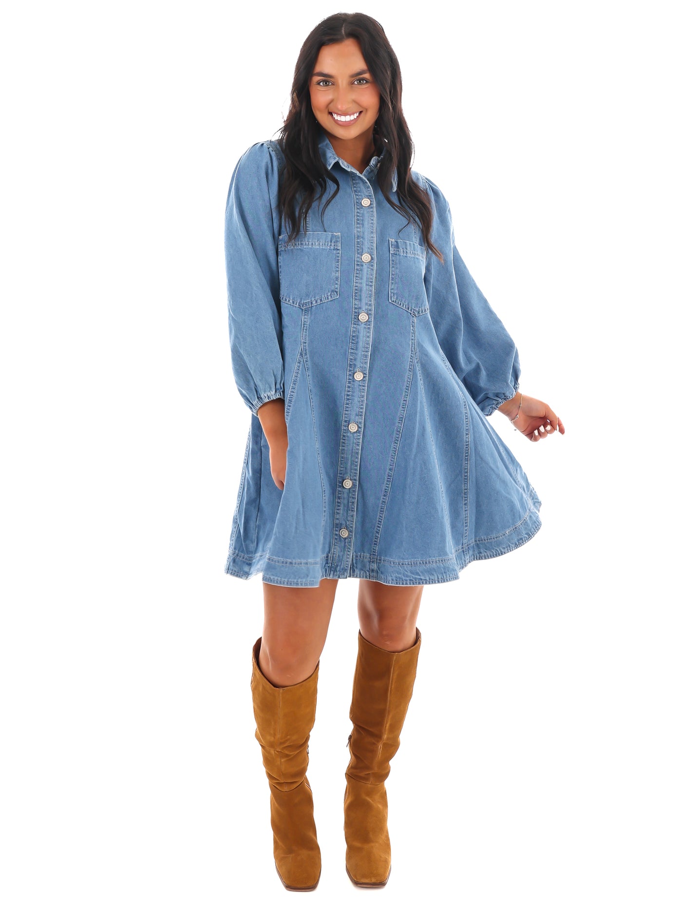 Blue Ridge Denim Mini Dress