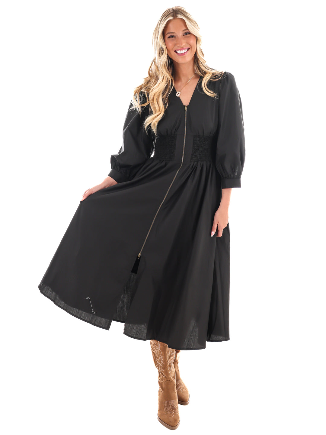 Take the High Road Midi Dress