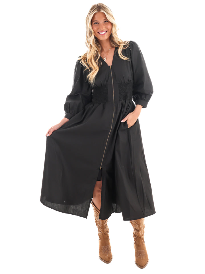 Take the High Road Midi Dress