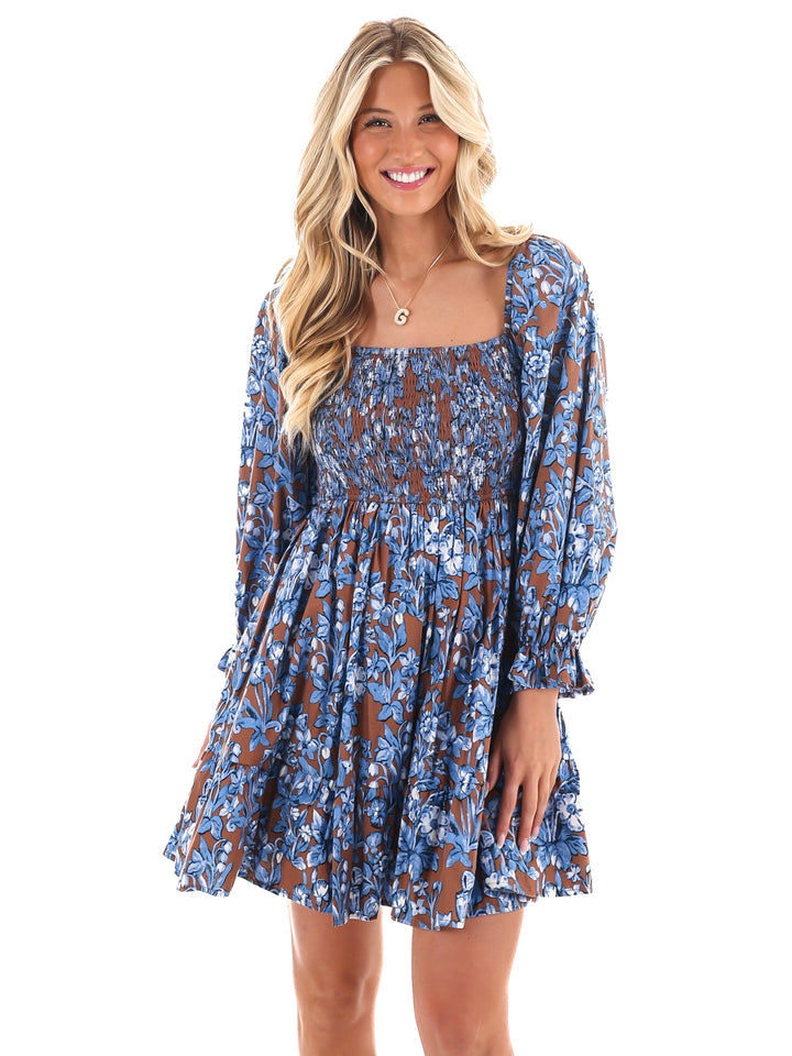 Would If I Could Floral Mini Dress