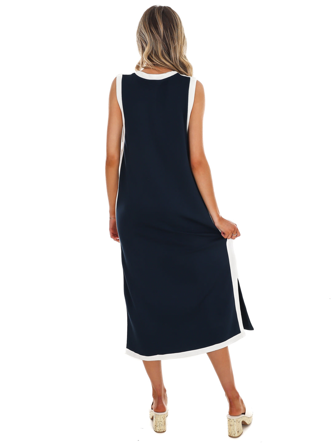 Reason to Stay Contrast Midi Dress