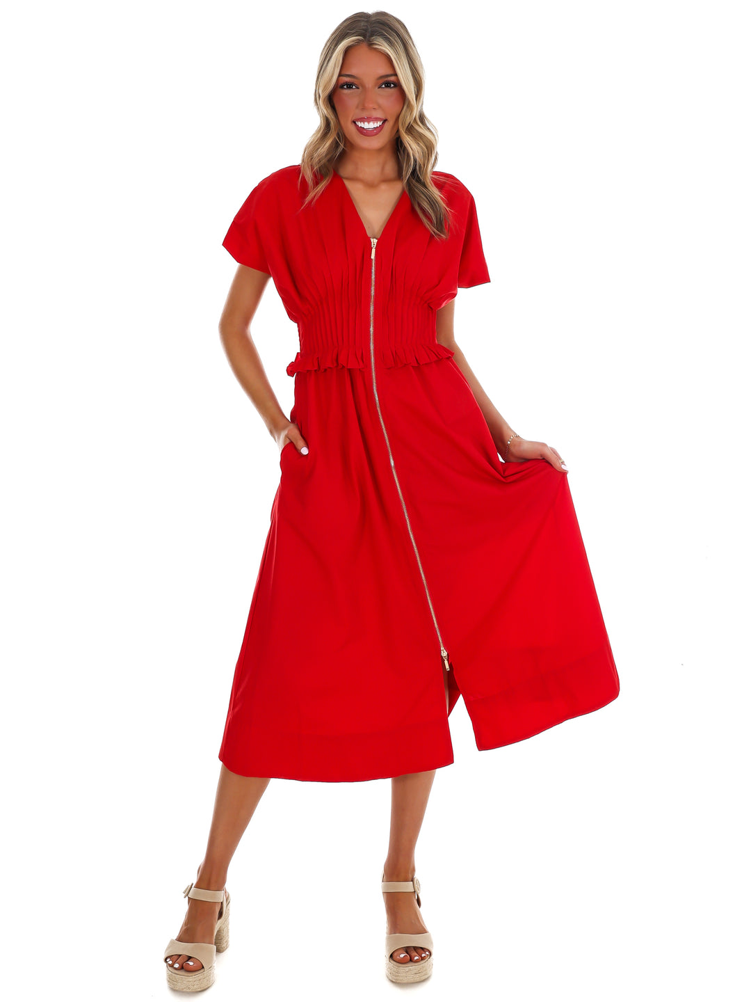 Catch the Breeze Midi Dress