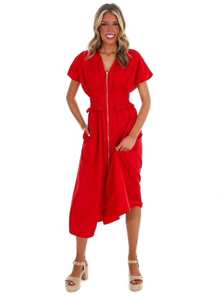 Catch the Breeze Midi Dress