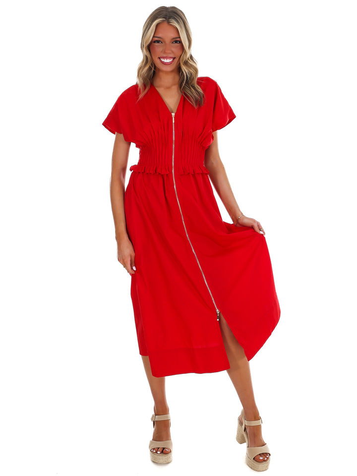 Catch the Breeze Midi Dress