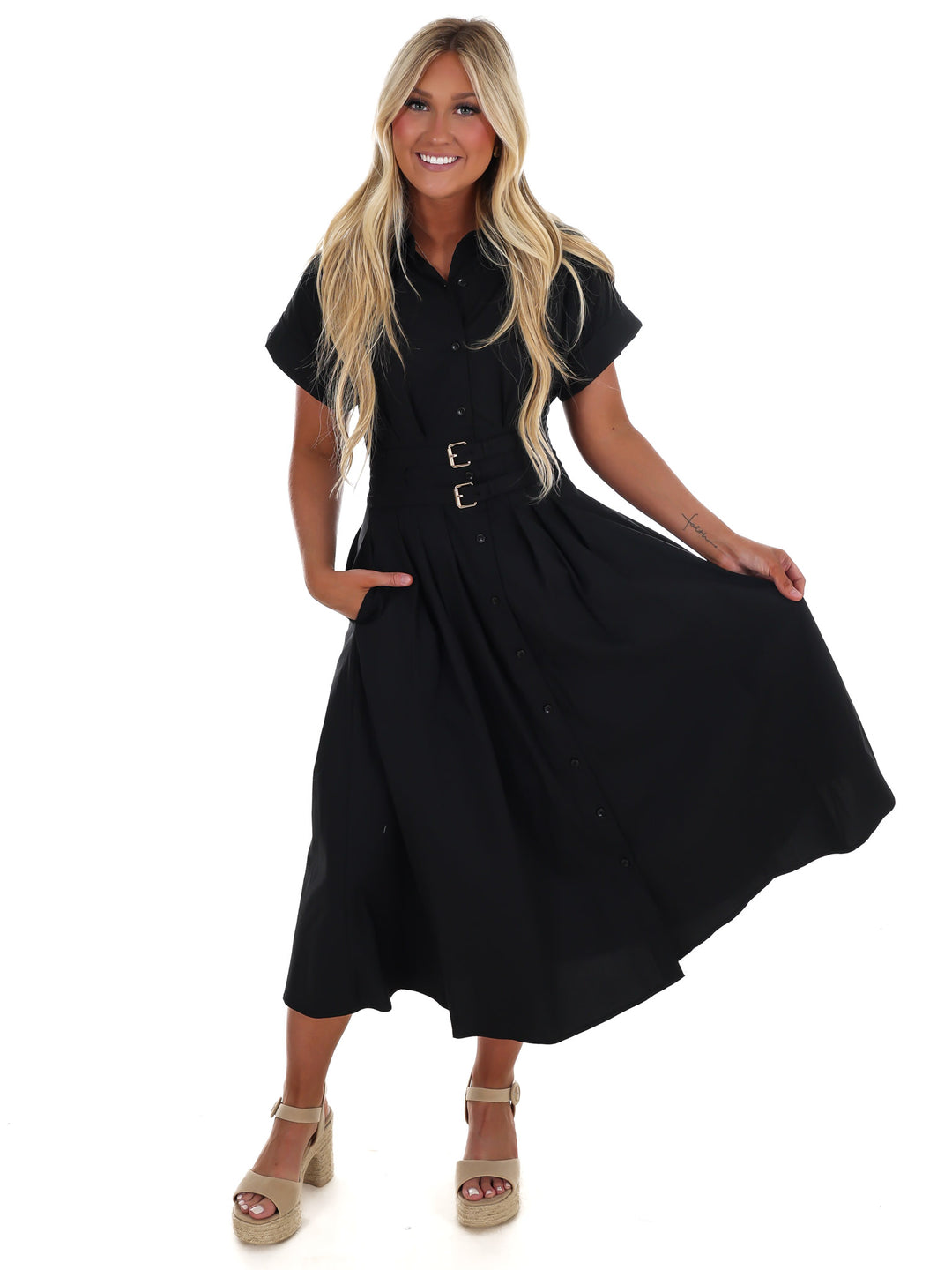 Hidden Joys Midi Dress