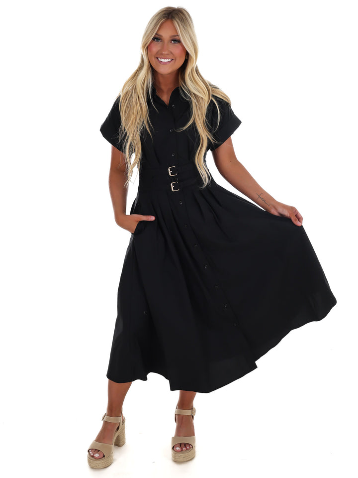 Hidden Joys Midi Dress