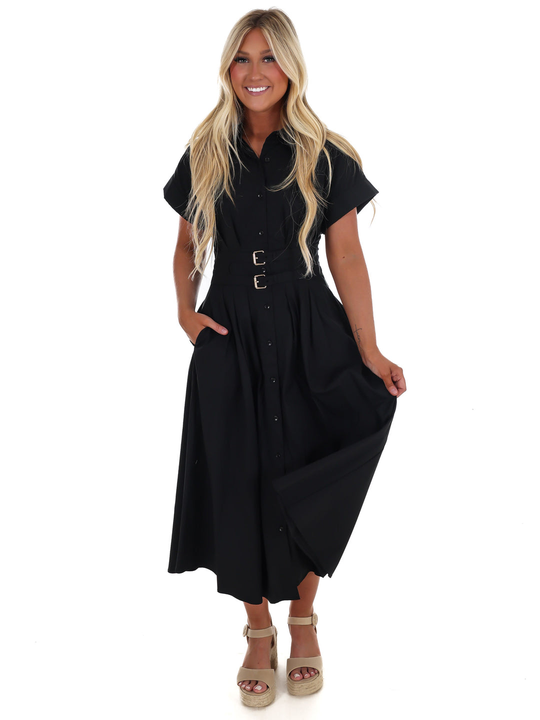 Hidden Joys Midi Dress