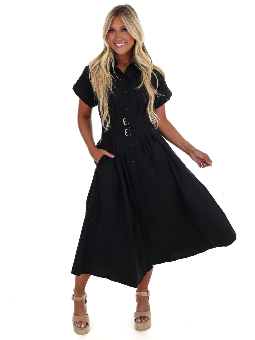 Hidden Joys Midi Dress
