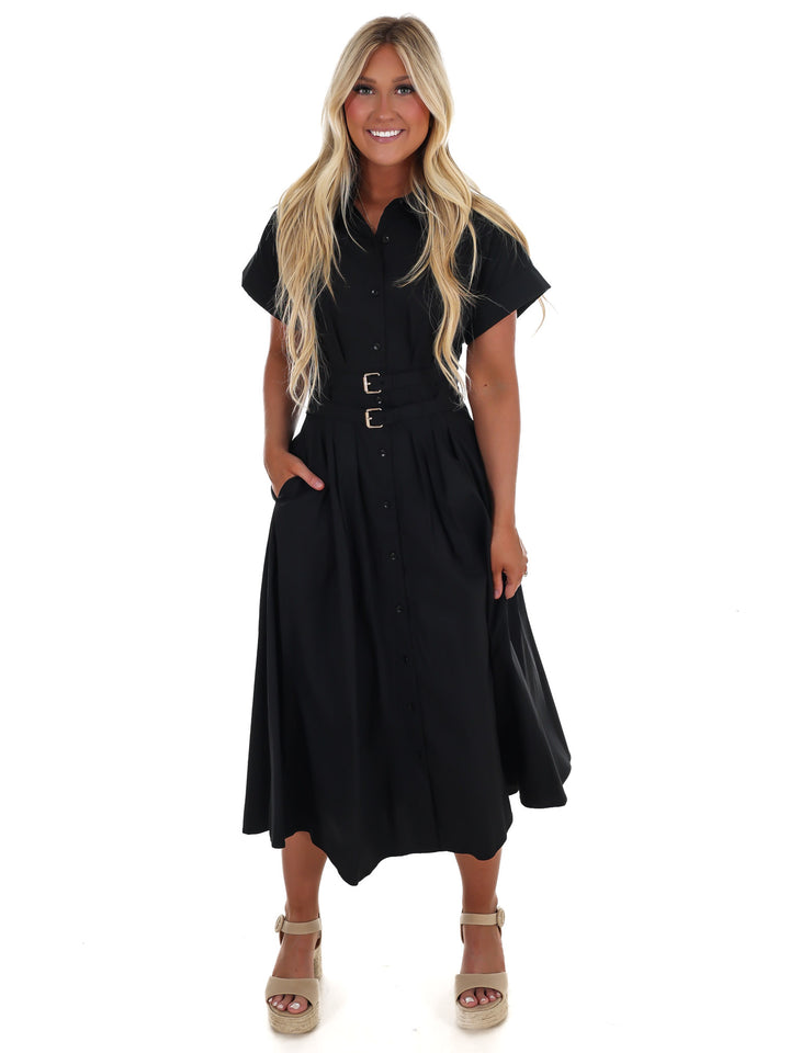 Hidden Joys Midi Dress