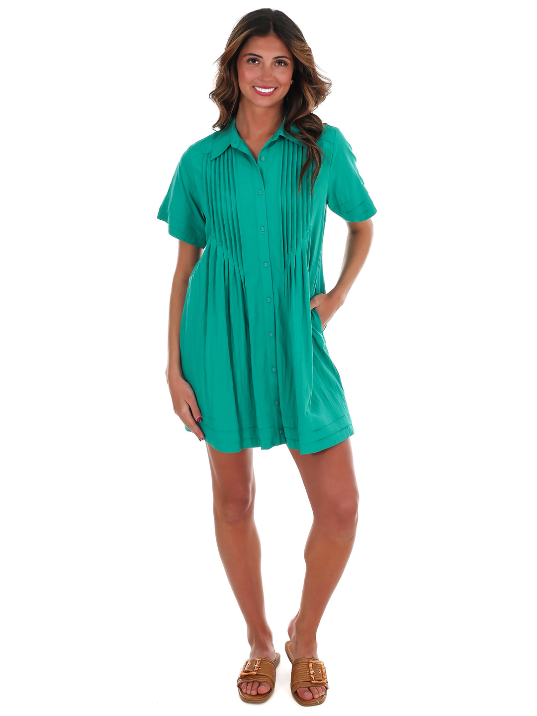 All in A Day Mini Shirt Dress