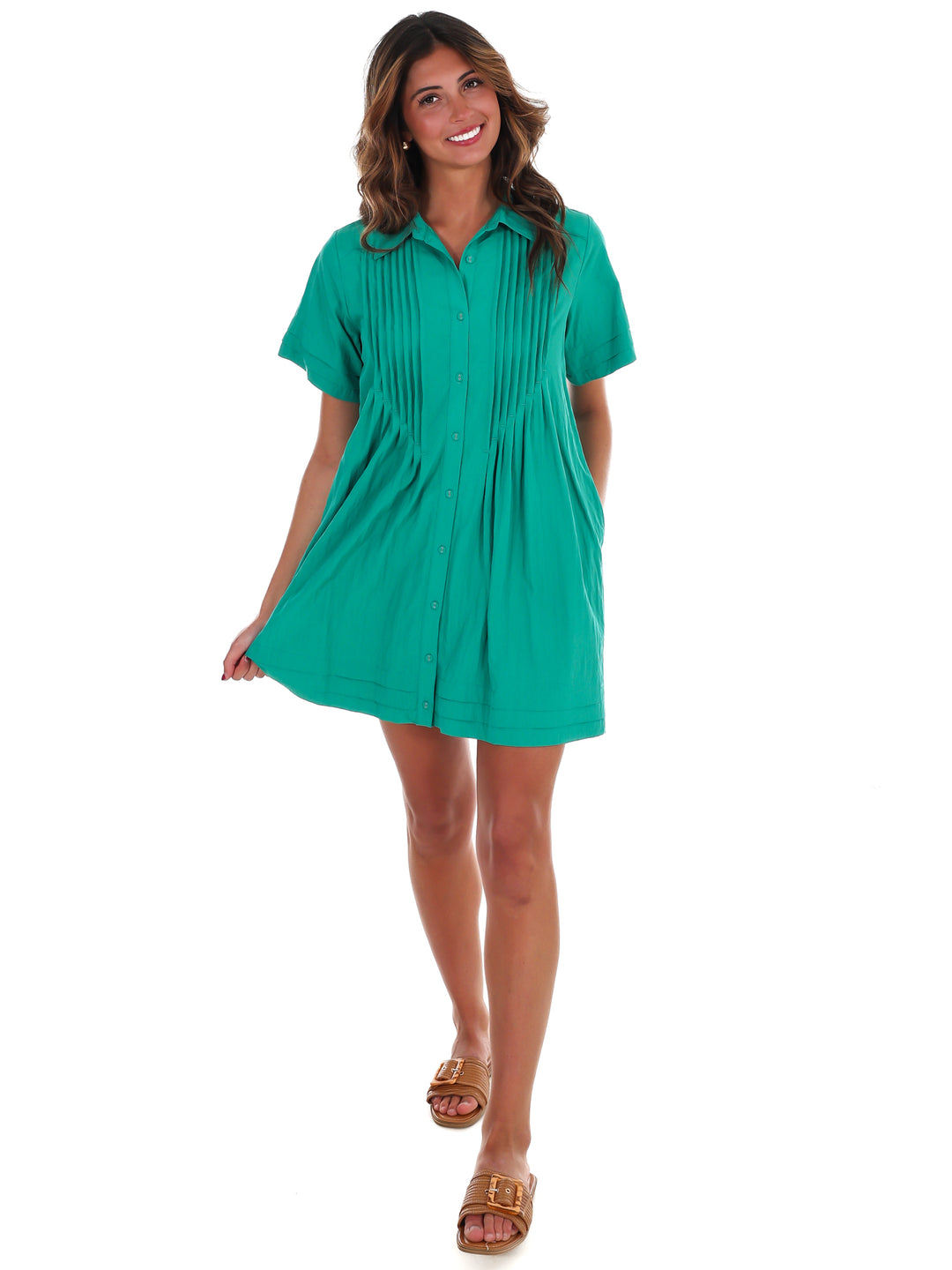 All in A Day Mini Shirt Dress