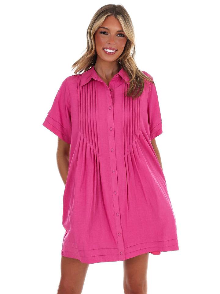 All in A Day Mini Shirt Dress