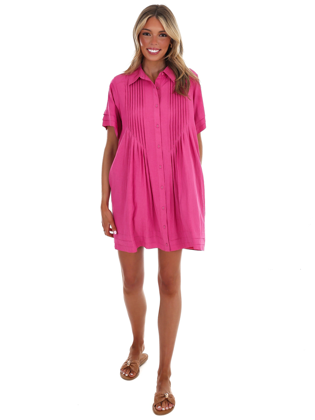 All in A Day Mini Shirt Dress