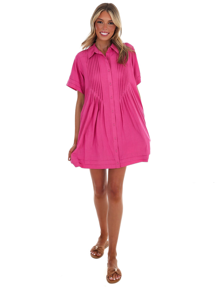 All in A Day Mini Shirt Dress