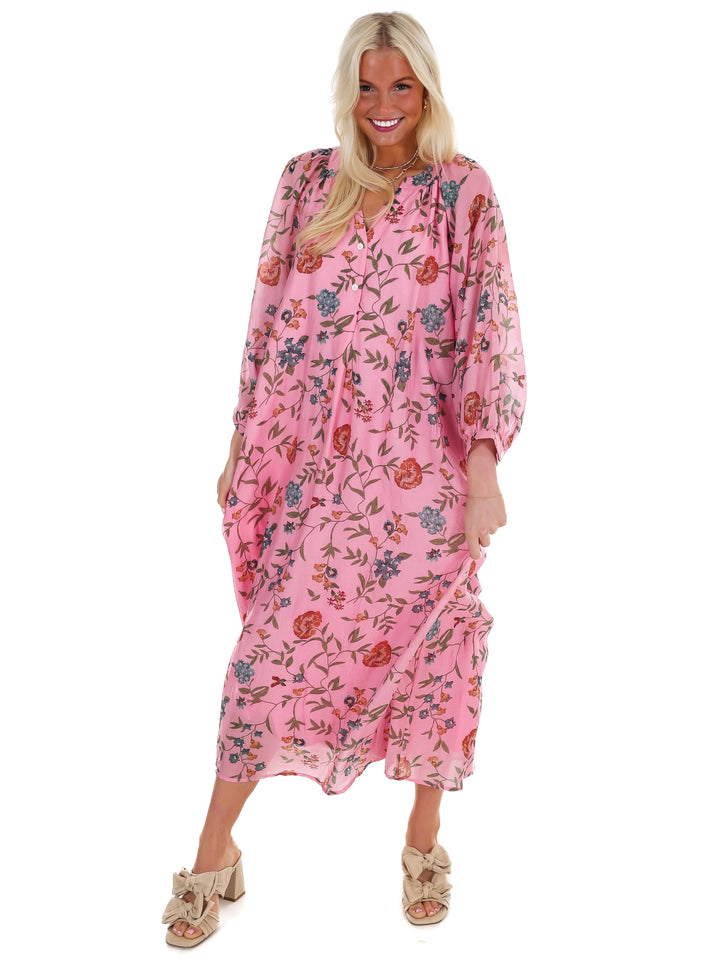 Handpicked Floral Midi Dress