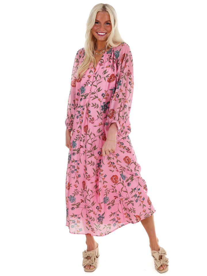 Handpicked Floral Midi Dress