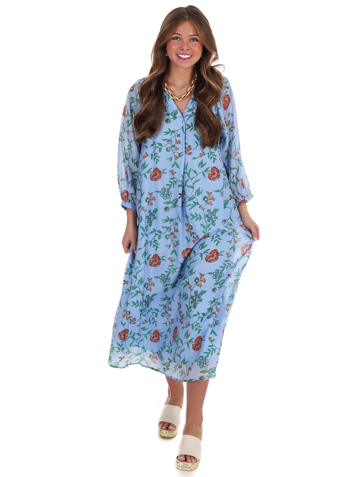 Handpicked Floral Midi Dress