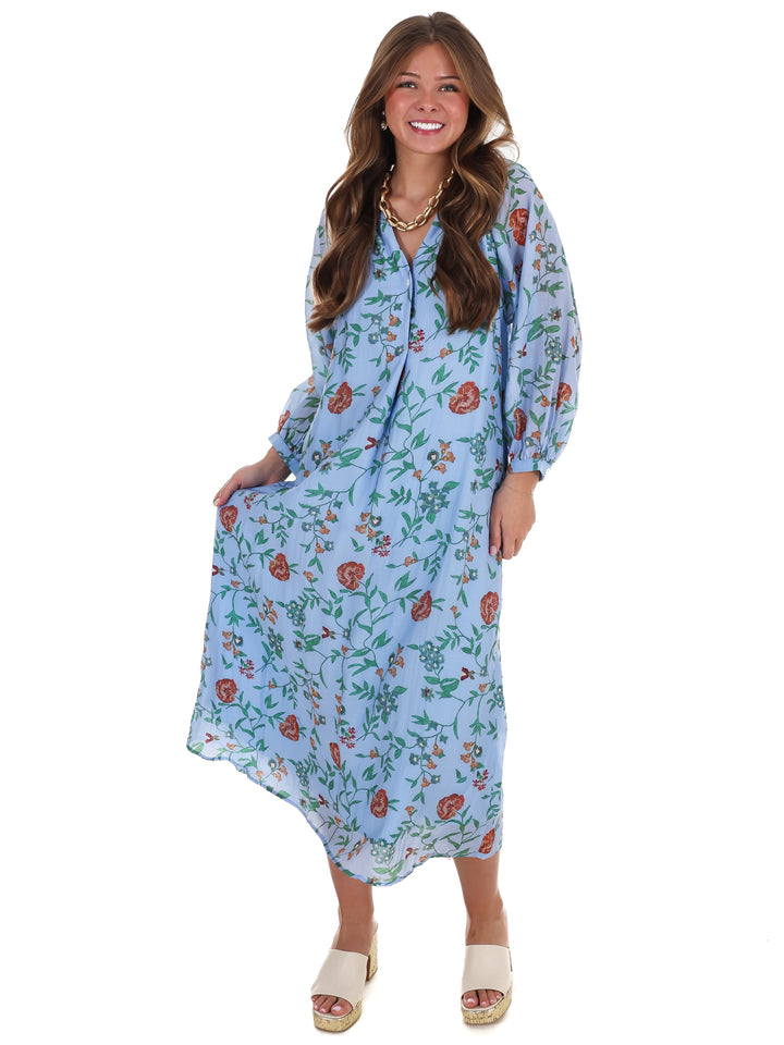 Handpicked Floral Midi Dress
