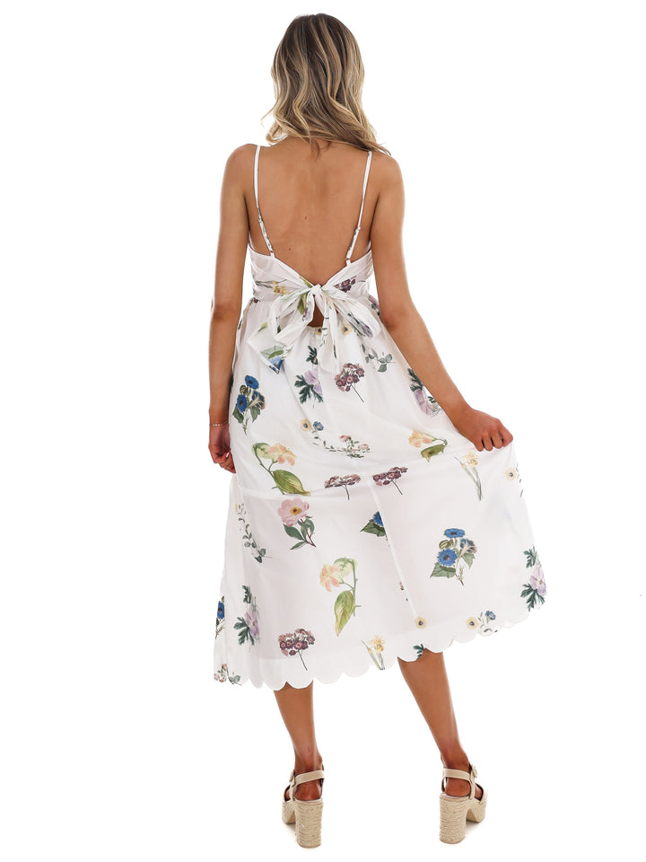 Spring Forward Floral Midi Dress