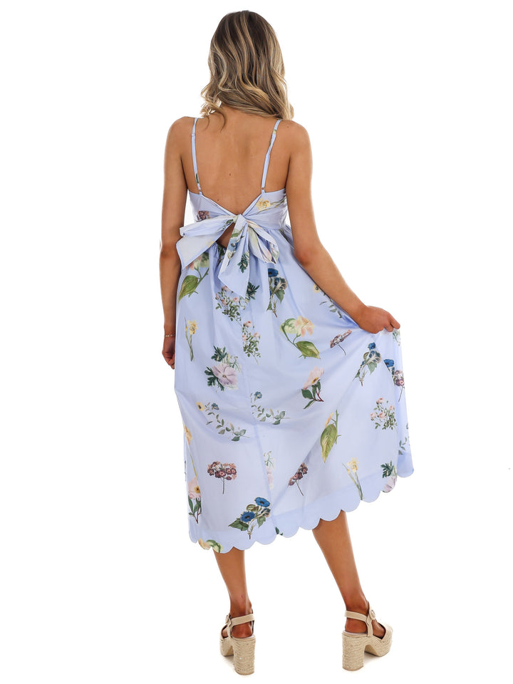 Spring Forward Floral Midi Dress