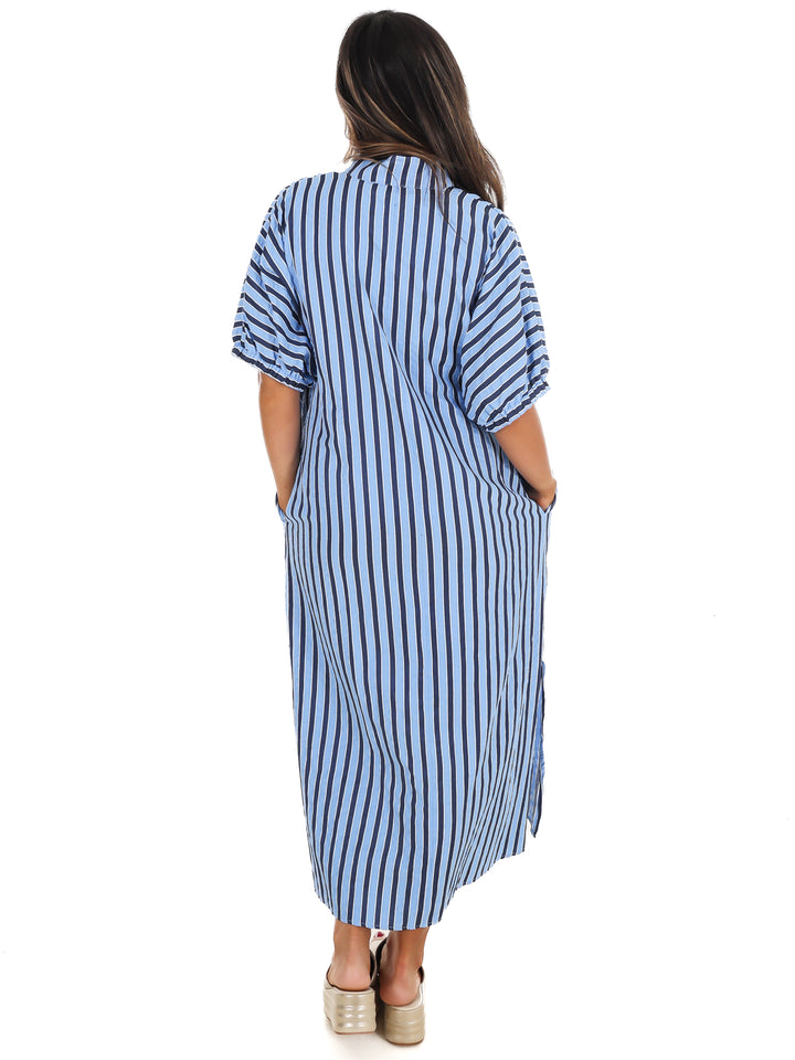 Sunny Days Ahead Striped Midi Dress
