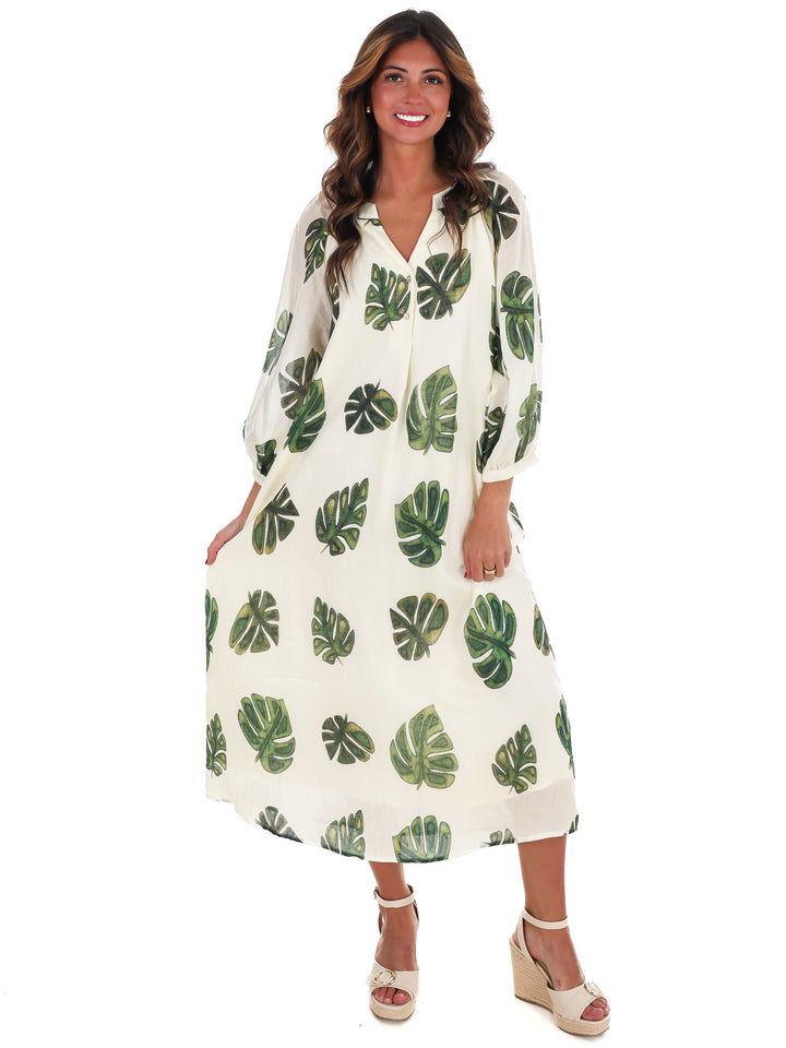 Paradise Print Maxi Dress