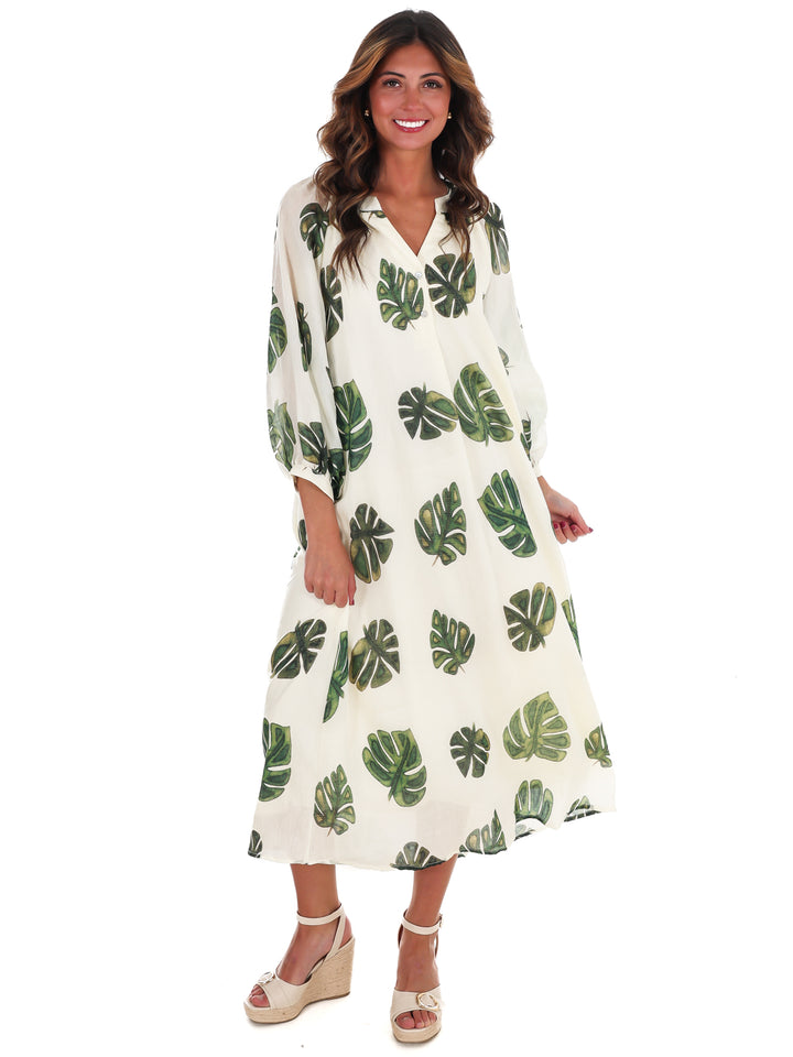 Paradise Print Maxi Dress