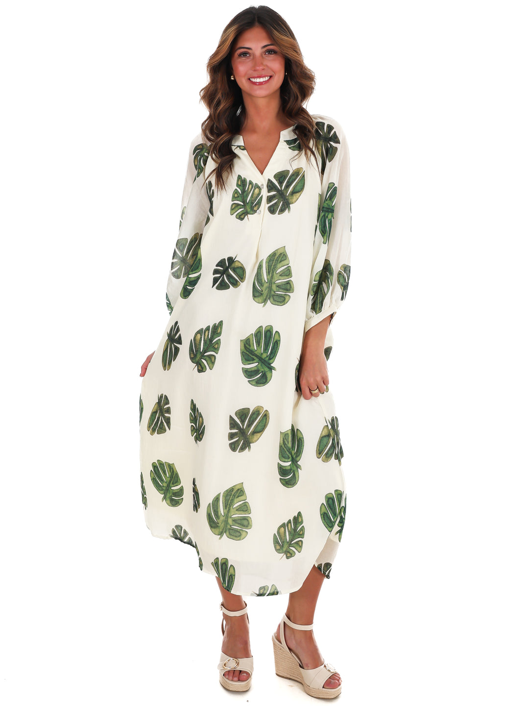 Paradise Print Maxi Dress
