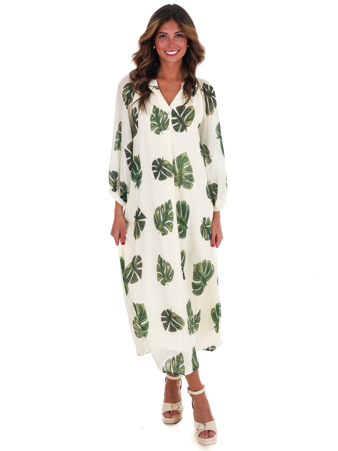 Paradise Print Maxi Dress