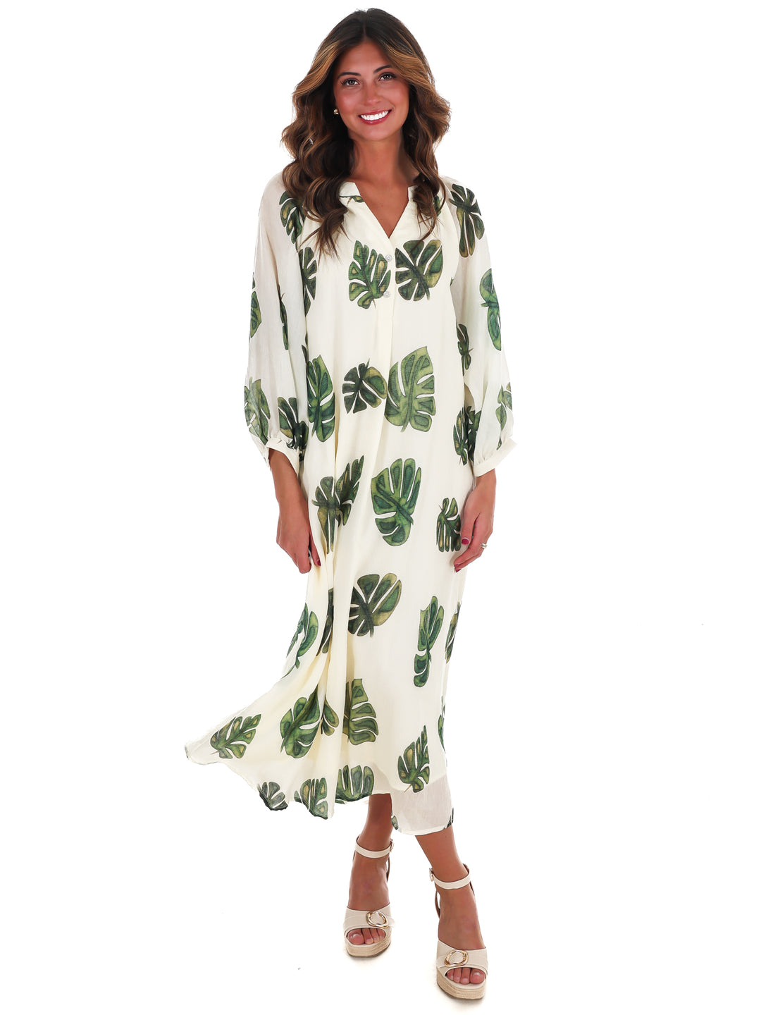 Paradise Print Maxi Dress