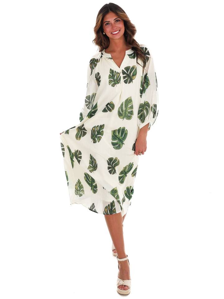 Paradise Print Maxi Dress