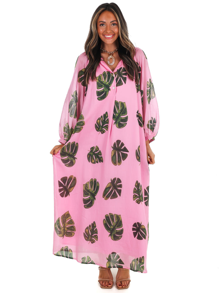 Paradise Print Maxi Dress