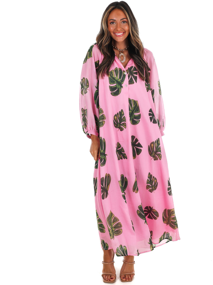 Paradise Print Maxi Dress