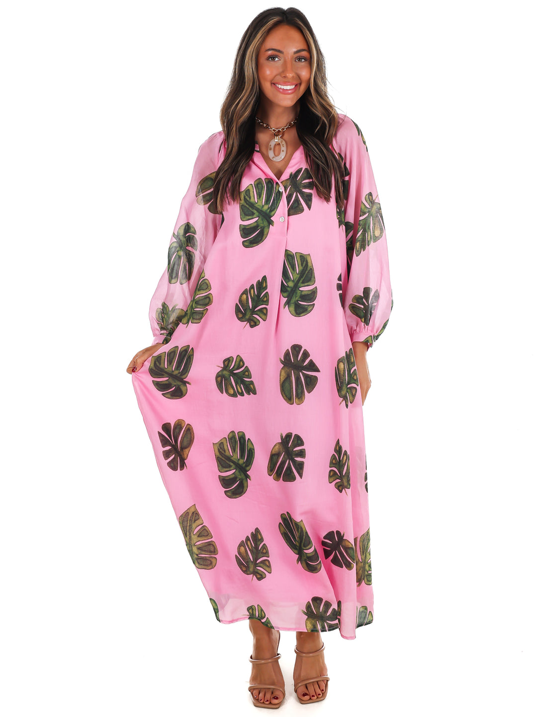 Paradise Print Maxi Dress