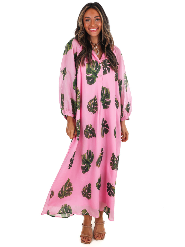 Paradise Print Maxi Dress