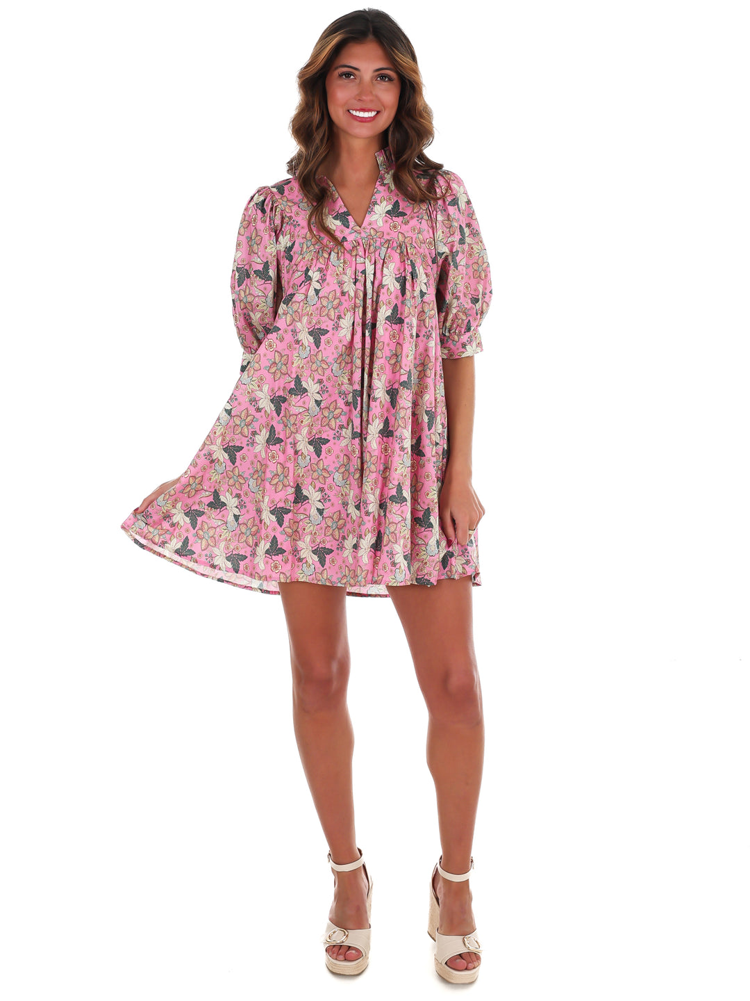 No Questions Asked Floral Mini Dress