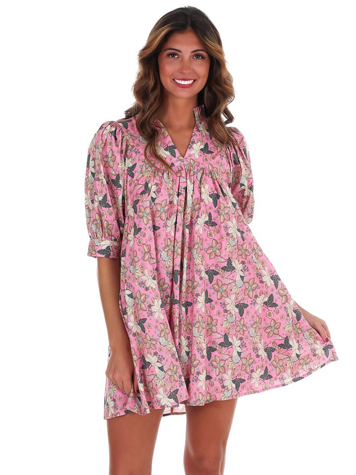 No Questions Asked Floral Mini Dress