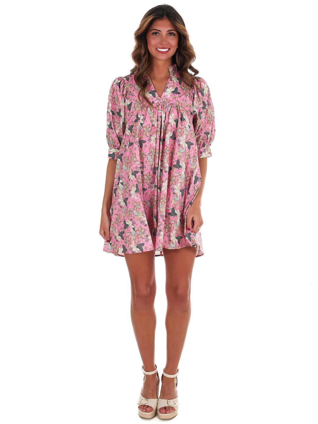 No Questions Asked Floral Mini Dress