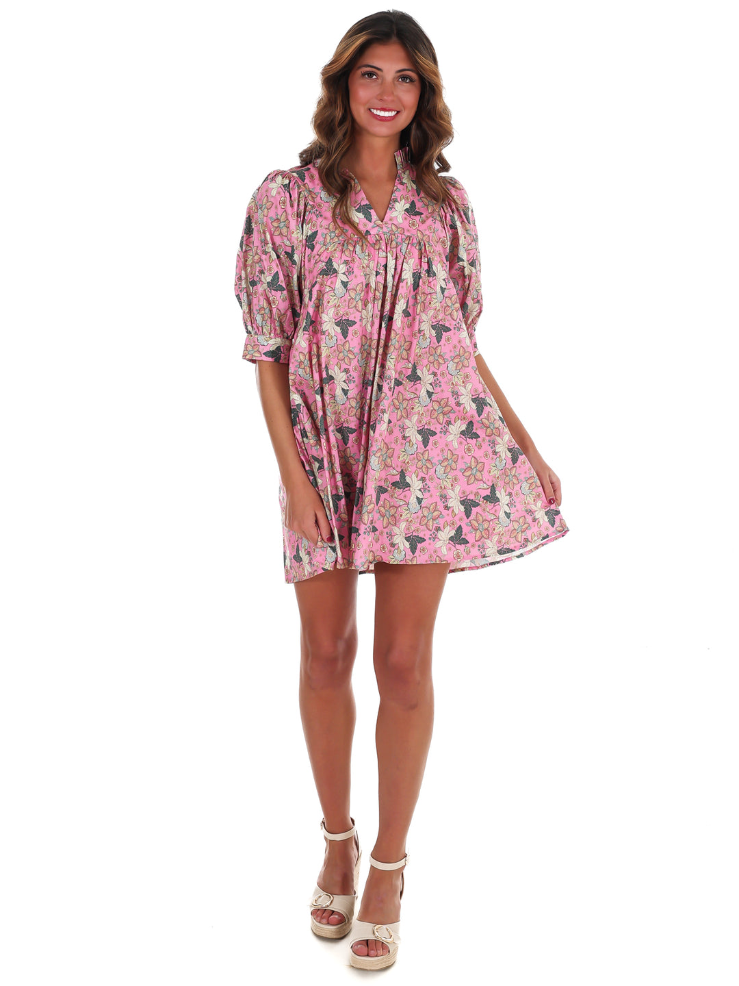 No Questions Asked Floral Mini Dress