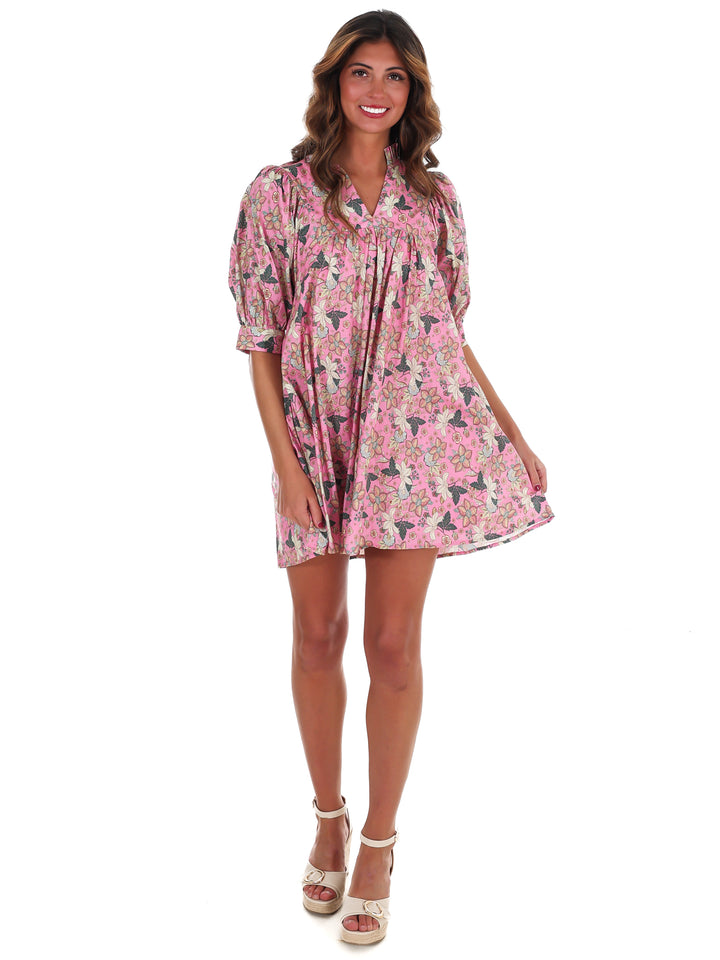 No Questions Asked Floral Mini Dress