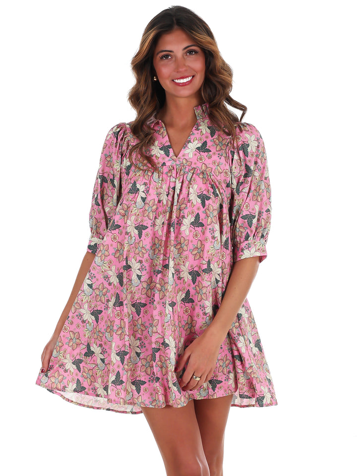 No Questions Asked Floral Mini Dress
