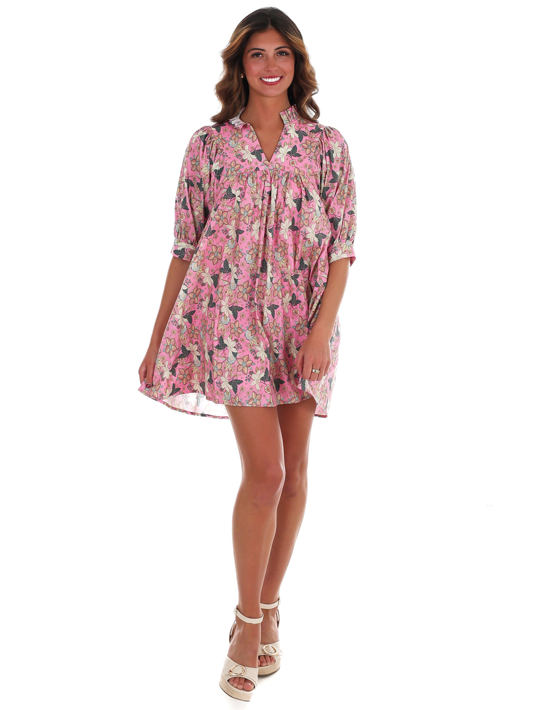 No Questions Asked Floral Mini Dress