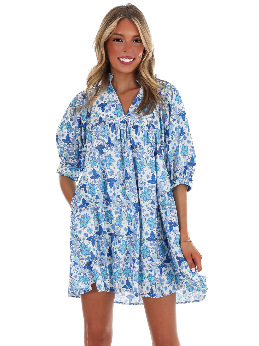 No Questions Asked Floral Mini Dress