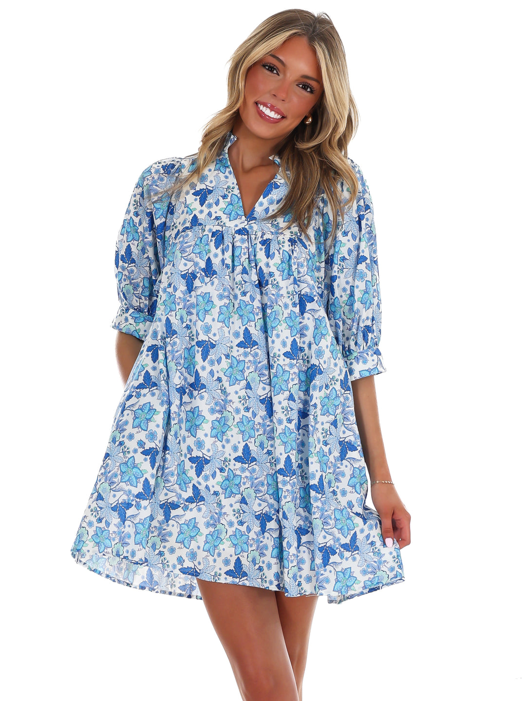 No Questions Asked Floral Mini Dress